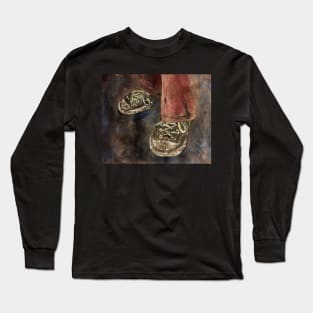 Muddy Sneakers Long Sleeve T-Shirt